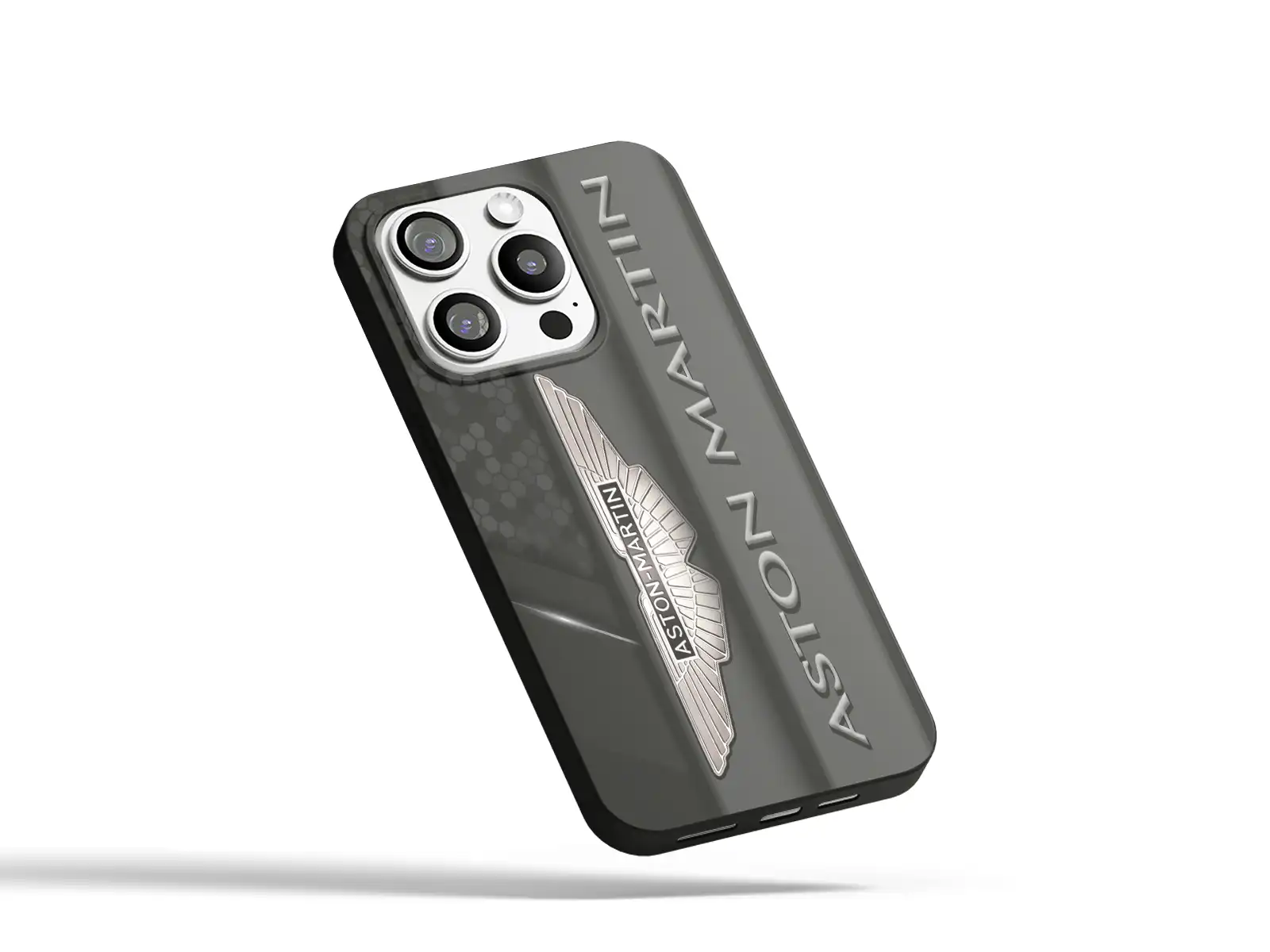 Aston Martin Étui Téléphone Style Minimal Design
